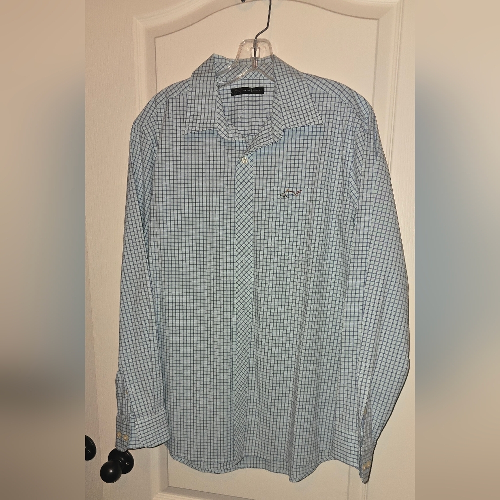Greg Norman Mens Dress Shirt, sz L